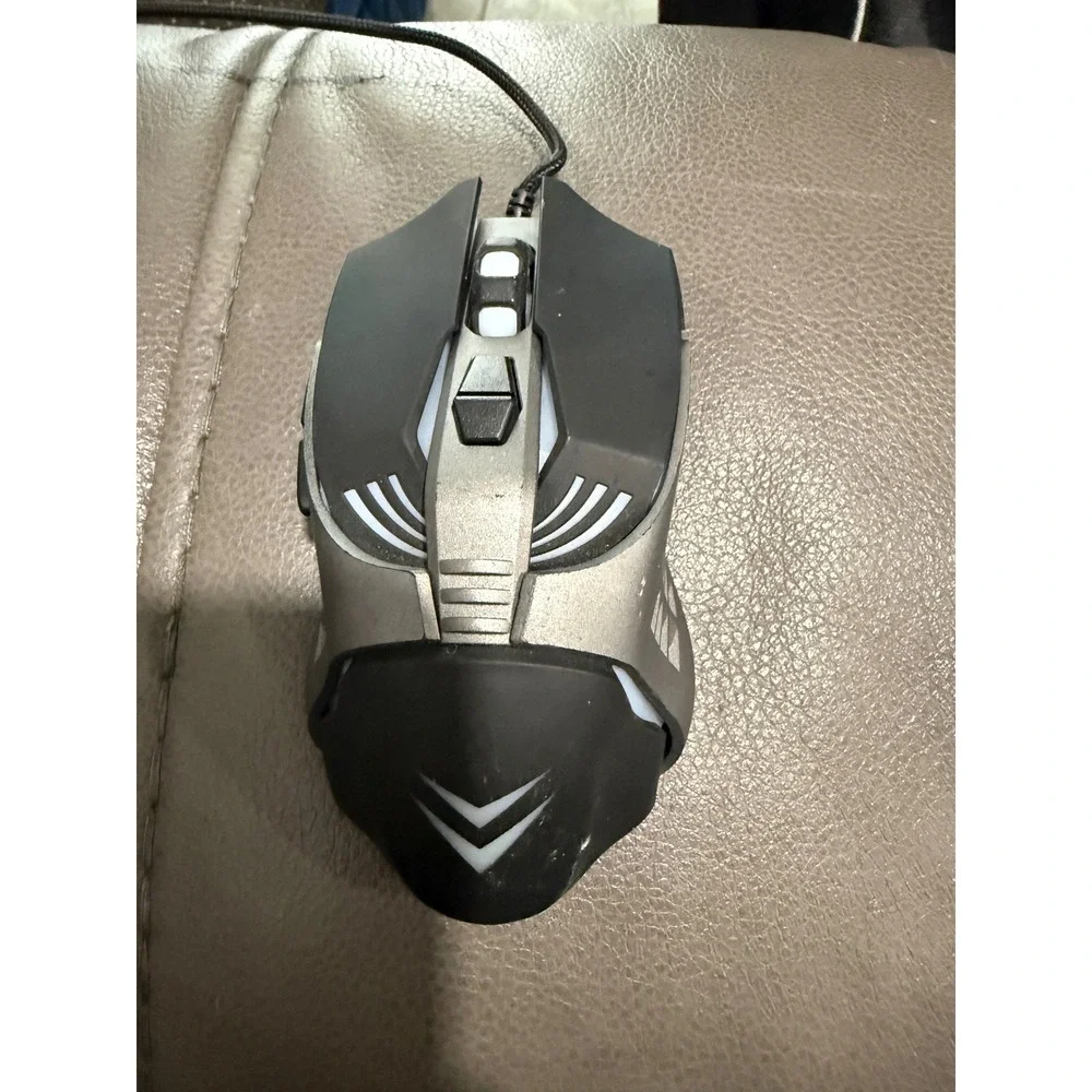 RGB LED Gaming Mouse Wired USB 2100 DPI Optical Computer Mouse